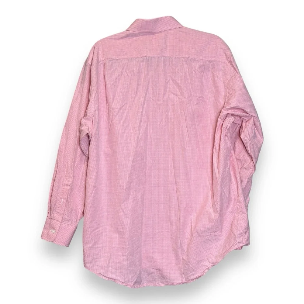 Vineyard Vines Shirt Size 17 / 34 Pink Long Sleeve 100's 2 Ply 100% Cotton